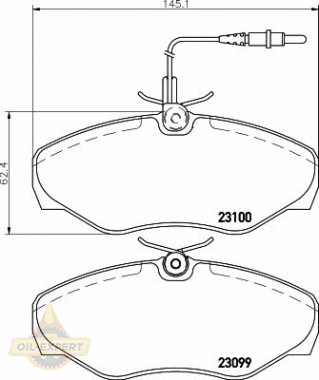 Textar Колодки дискові гальмові TEXTAR 2309903 - Заображення 1