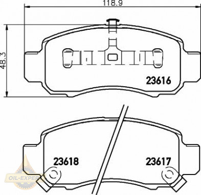 Textar Колодки тормозные дисковые TEXTAR 2361601 - Картинка 1
