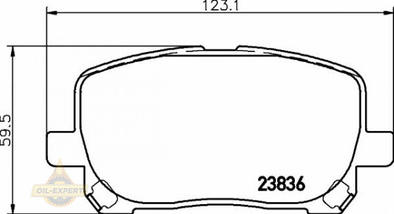 Textar Колодки тормозные дисковые TEXTAR 2383601 - Картинка 1