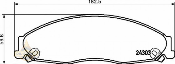 Textar Колодки тормозные дисковые TEXTAR 2430301 - Картинка 1