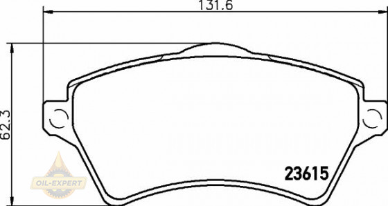 Textar Колодки тормозные дисковые TEXTAR 2361501 - Картинка 1