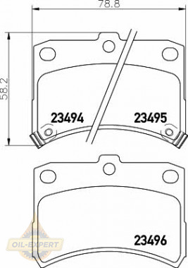 Textar Колодки тормозные дисковые TEXTAR 2349402 - Картинка 1