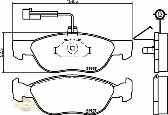 Textar Колодки тормозные дисковые TEXTAR 2192901 - Картинка 1