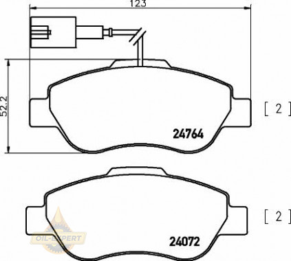 Textar Колодки тормозные дисковые TEXTAR 2476401 - Картинка 1