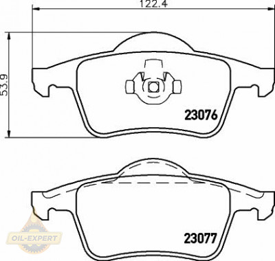 Textar Колодки тормозные дисковые TEXTAR 2307681 - Картинка 1