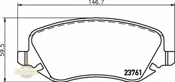 Textar Колодки тормозные дисковые TEXTAR 2376101 - Картинка 1