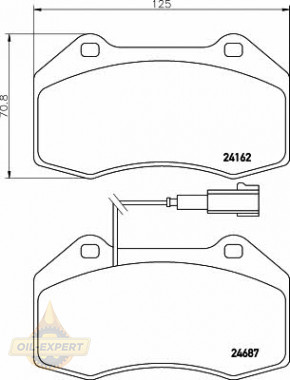 Textar Колодки дискові гальмові TEXTAR 2416202 - Заображення 1