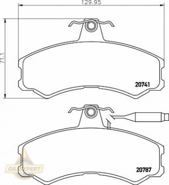 Textar Колодки тормозные дисковые TEXTAR 2074101 - Картинка 1