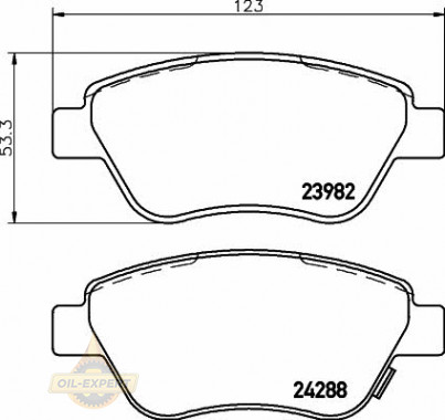 Textar Колодки тормозные дисковые TEXTAR 2398202 - Картинка 1