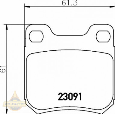 Textar Колодки тормозные дисковые TEXTAR 2309102 - Картинка 1