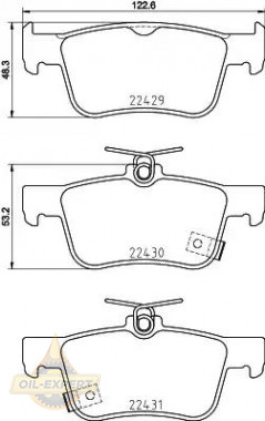 Textar Колодки тормозные дисковые TEXTAR 2242901 - Картинка 1