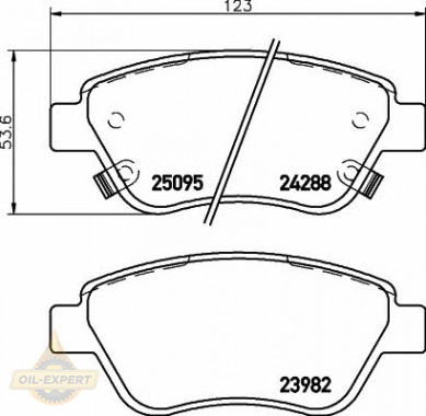 Textar Колодки тормозные дисковые TEXTAR 2509501 - Картинка 1