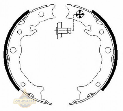 Textar Колодки тормозные барабанные TEXTAR 91080500 - Картинка 1