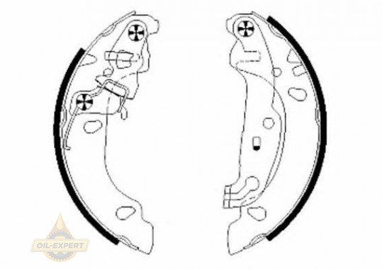 Textar Колодки тормозные барабанные TEXTAR 91060000 - Картинка 1