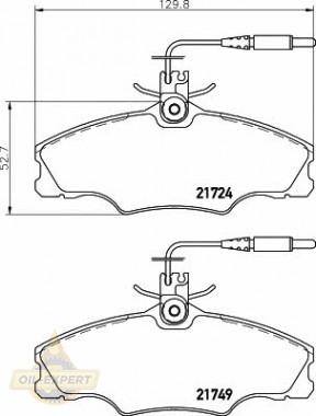Textar Колодки тормозные дисковые TEXTAR 2172402 - Картинка 1
