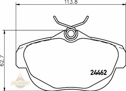 Textar Колодки дискові гальмові TEXTAR 2446201 - Заображення 1