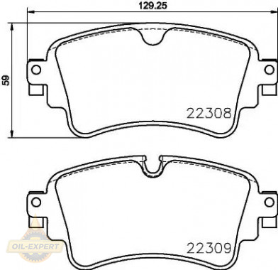Textar Колодки дискові гальмові TEXTAR 2230801 - Заображення 1