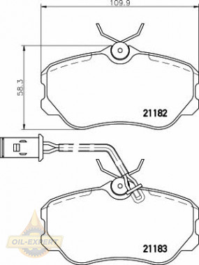 Textar Колодки тормозные дисковые TEXTAR 2118204 - Картинка 1