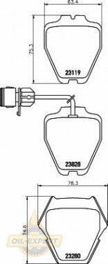 Textar Колодки тормозные дисковые TEXTAR 2311901 - Картинка 1