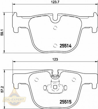 Textar Колодки тормозные дисковые TEXTAR 2551401 - Картинка 1