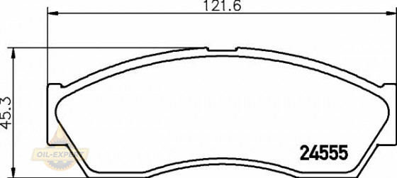 Textar Колодки тормозные дисковые TEXTAR 2455501 - Картинка 1