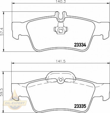 Textar Колодки тормозные дисковые TEXTAR 2333481 - Картинка 1