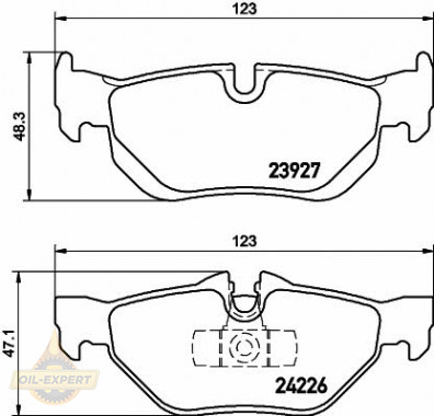 Textar Колодки тормозные дисковые TEXTAR 2392781 - Картинка 1