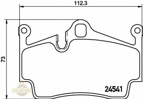 Textar Колодки тормозные дисковые TEXTAR 2454101 - Картинка 1