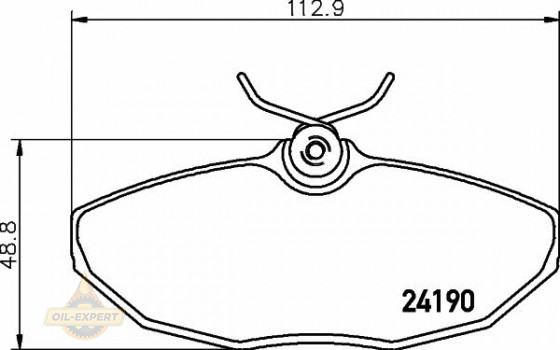 Textar Колодки тормозные дисковые TEXTAR 2419001 - Картинка 1
