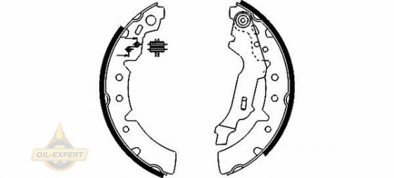 Textar Колодки тормозные барабанные TEXTAR 91056700 - Картинка 1