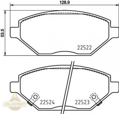 Textar Колодки тормозные дисковые TEXTAR 2252201 - Картинка 1