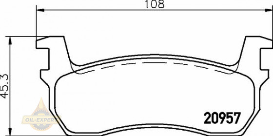 Textar Колодки дискові гальмові TEXTAR 2095701 - Заображення 1