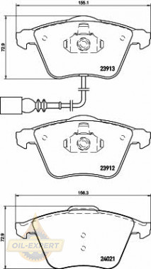 Textar Колодки тормозные дисковые TEXTAR 2391301 - Картинка 1