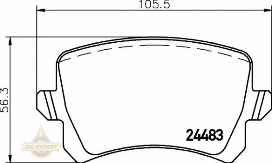 Textar Колодки тормозные дисковые TEXTAR 2448381 - Картинка 1