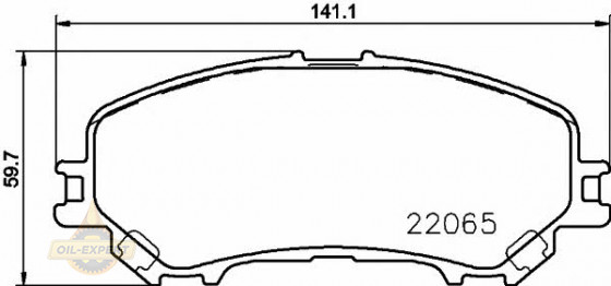 Textar Колодки тормозные дисковые TEXTAR 2206501 - Картинка 1
