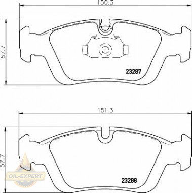 Textar Колодки тормозные дисковые TEXTAR 2328781 - Картинка 1