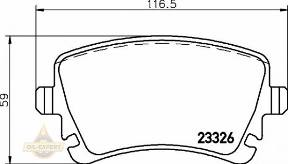 Textar Колодки тормозные дисковые TEXTAR 2332603 - Картинка 1