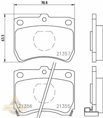 Textar Колодки тормозные дисковые TEXTAR 2135501 - Картинка 1