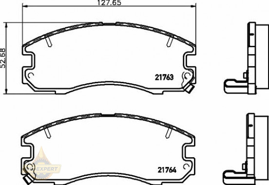 Textar Колодки тормозные дисковые TEXTAR 2176301 - Картинка 1
