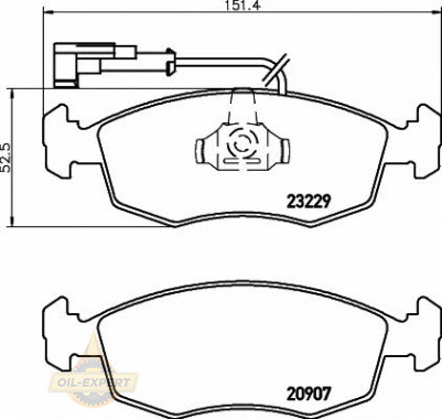 Textar Колодки тормозные дисковые TEXTAR 2322901 - Картинка 1