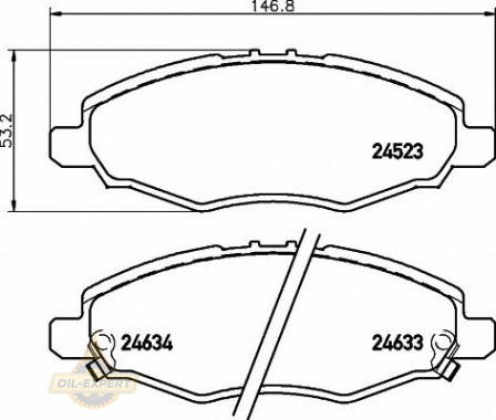 Textar Колодки тормозные дисковые TEXTAR 2452301 - Картинка 1