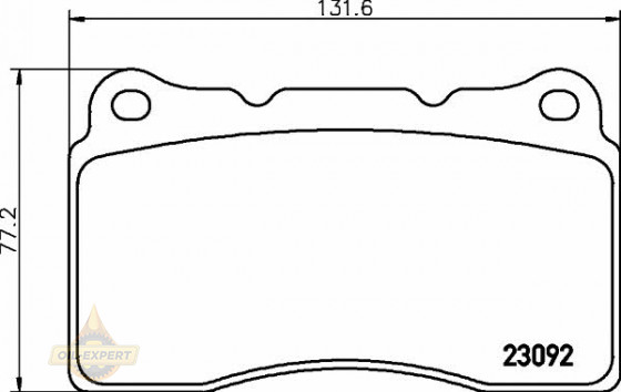 Textar Колодки тормозные дисковые TEXTAR 2309203 - Картинка 1