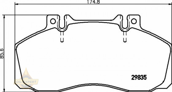 Textar Колодки тормозные дисковые TEXTAR 2983506 - Картинка 1