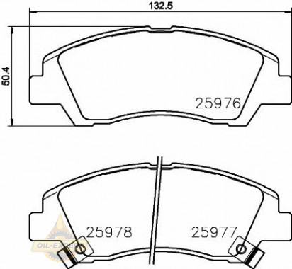 Textar Колодки тормозные дисковые TEXTAR 2597601 - Картинка 1