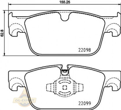 Textar Колодки тормозные дисковые TEXTAR 2209801 - Картинка 1