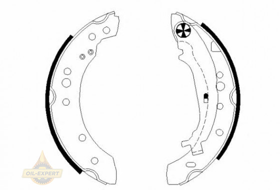 Textar Колодки тормозные барабанные TEXTAR 84068800 - Картинка 1