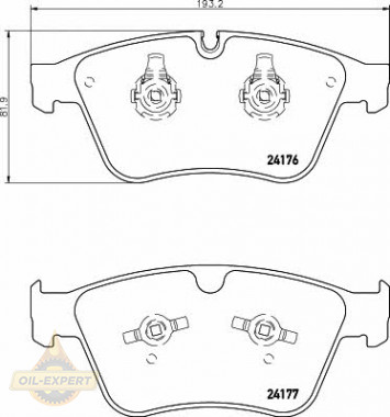 Textar Колодки тормозные дисковые TEXTAR 2417601 - Картинка 1