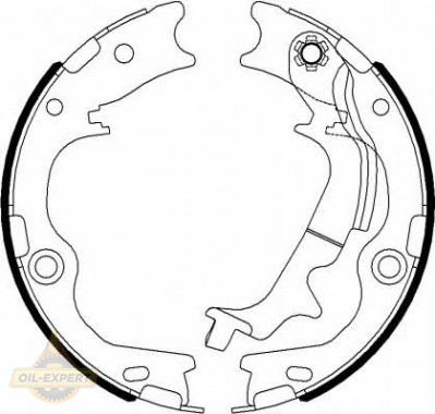 Textar Колодки тормозные барабанные TEXTAR 91078300 - Картинка 1