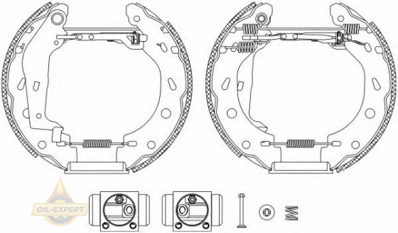 Textar Колодки тормозные барабанные TEXTAR 84066600 - Картинка 1