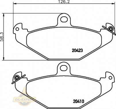 Textar Колодки тормозные дисковые TEXTAR 2041003 - Картинка 1